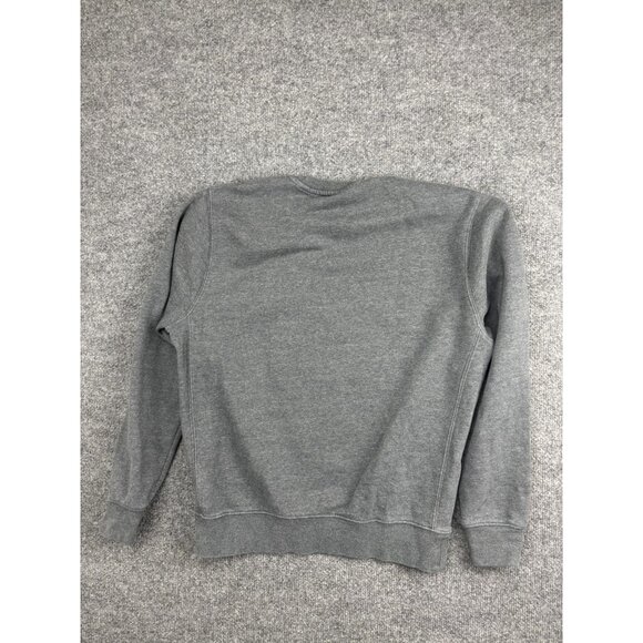 Nike Sweatshirt Mens Small Gray Crewneck Fleece Pullover Embroidered Swoosh - Picture 7 of 7